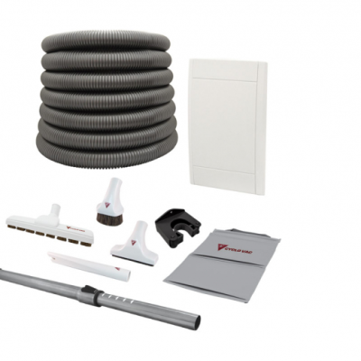 Ensemble d'accessoires avec boyau rétractable Retraflex - Brosse Super Luxe 12 po (30.5 cm)