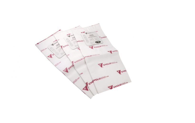 Sac électrostatique ultra robuste - 3 dents - Paquet de 3 - 5 épaisseurs haute efficacité