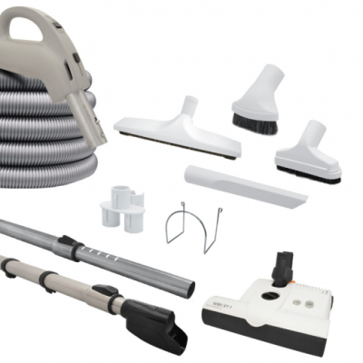 Ensemble d'accessoires Super Pack 24V/110V - Brosse 12 po (30,5 cm) et balai electrique Sebo