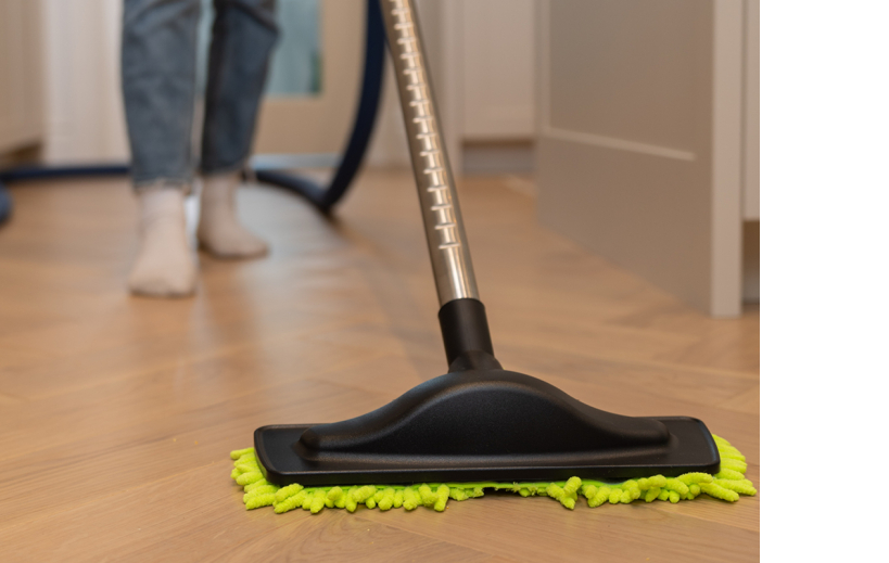 Brosse vadrouille en microfibres - Noire – Image 2