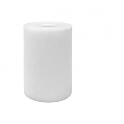 Filtre en mousse cylindrique - percé complètement