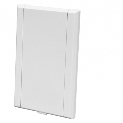 Prise murale - Plastique - Vaculine - Blanche