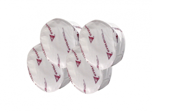 Sac électrostatique compact - 3 dents - Paquet de 4 - 6.4 litres (1.5 gal)