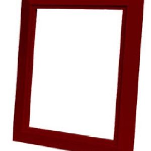 Cadre de finition pour prise - Deco Vac - Rouge