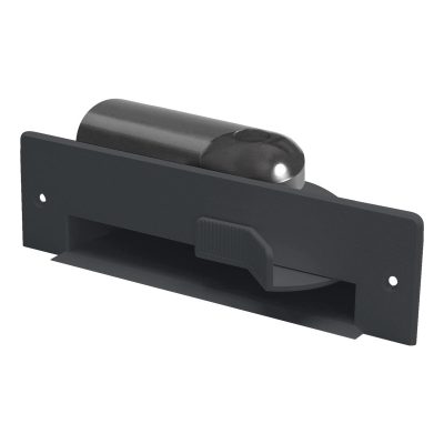 Porte-poussière automatique Deco Vac avec adaptateur 90° - Noir