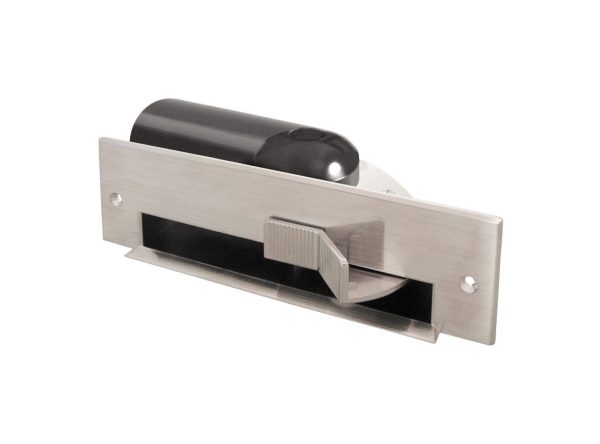 Porte-poussière automatique Deco Vac avec adaptateur 90° - Inox